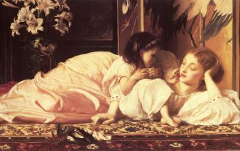 Lord Frederick Leighton : Mother and Child